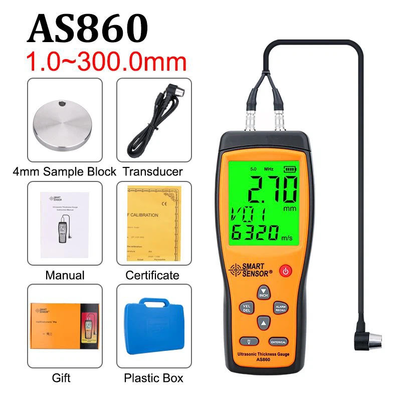 আল্ট্রাস্নোইক বেধ পরিমাপক AS840 AS850 AS860