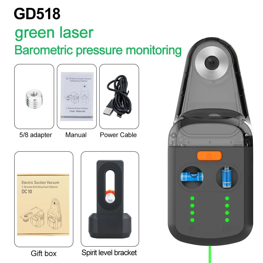 কোরিয়া গ্রাহক আমাদের GVDA GD518 ড্রিলিং ডাস্ট কালেক্টর বক্স লেজার লেভেল ব্র্...