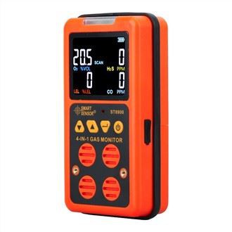 4 ইন 1 O2 LEL CO H2S গ্যাস বিশ্লেষক