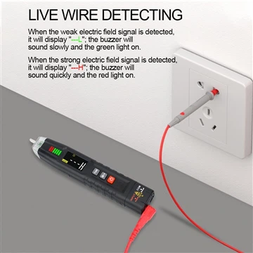 এই GVDA GD109 পেন টাইপ স্মার্ট মাল্টি মিটার ব্যবহার করা সহজ তবুও শক্তিশালী৷ আ...